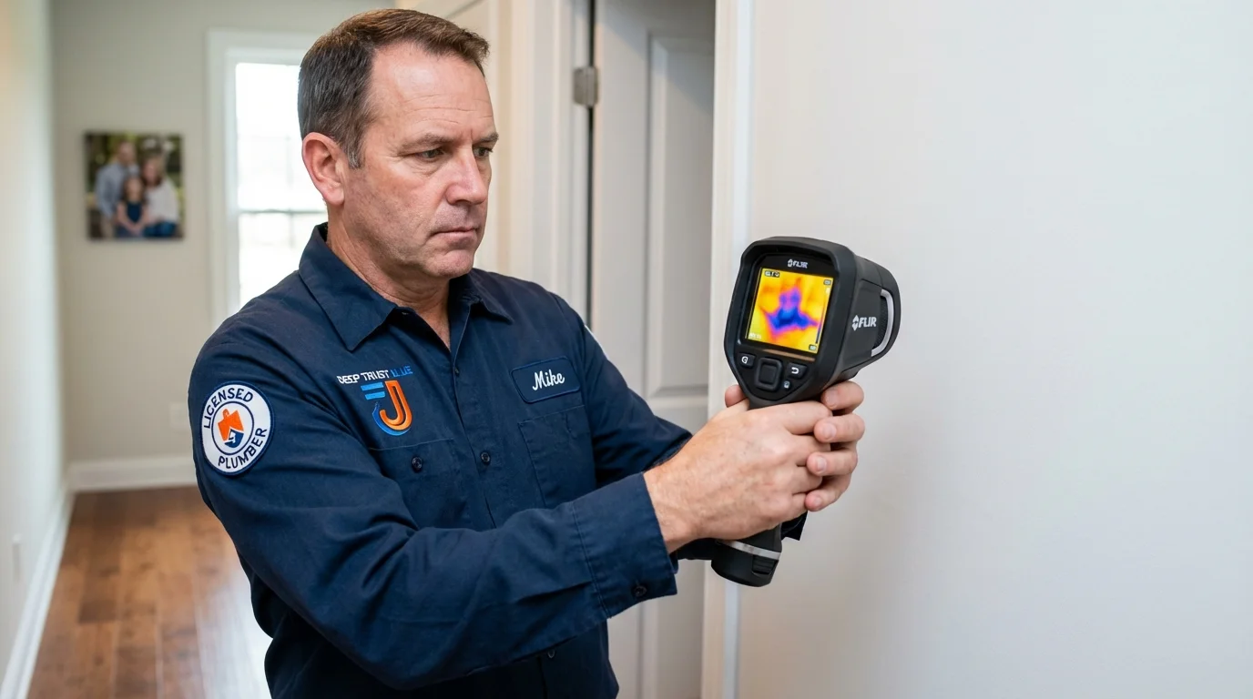 Thermal imaging leak detection by Johns Plumbing LLC in Pasadena